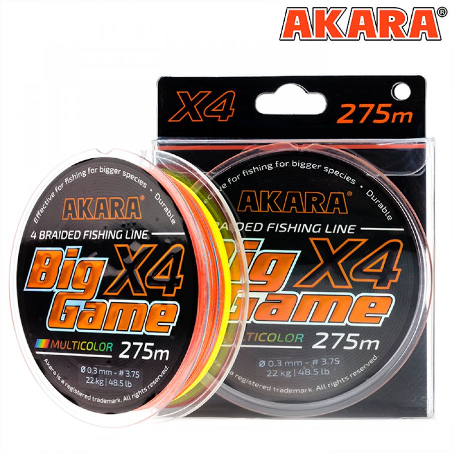 Плетенка Akara Big Game 275м Мультиколор-0