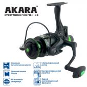 Катушка безынерционная AKARA GEDEN CARP FG4000 3+1BB