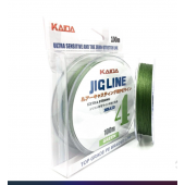 Плетенка KAIDA JIG LINE X4 100м зеленая
