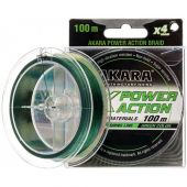 Плетенка Akara Power Action X-4 100м Зеленый
