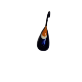 Мормышка DS Fishing для бокового кивка свинцовая Капля с отверст d-4,0 0,75гр синяя,оранж глаз
