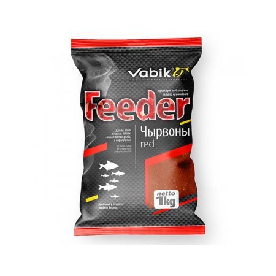 купить Прикормка Vabik FEEDER Красный 1кг-0