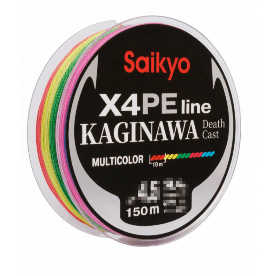 Плетенка SAIKYO Kaginawa X4PE 150м Мультиколор-0
