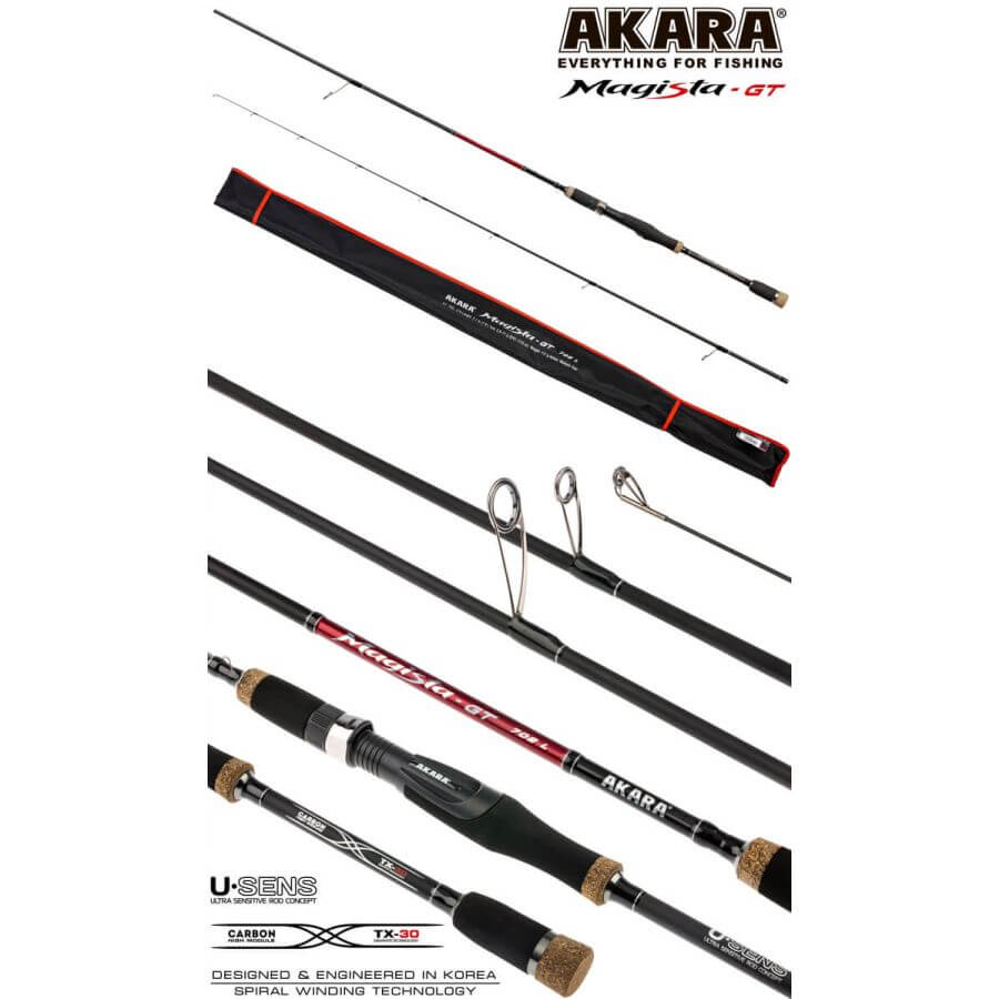 Спиннинг Akara Magista GT М702 2,10м 5,5-27г-2